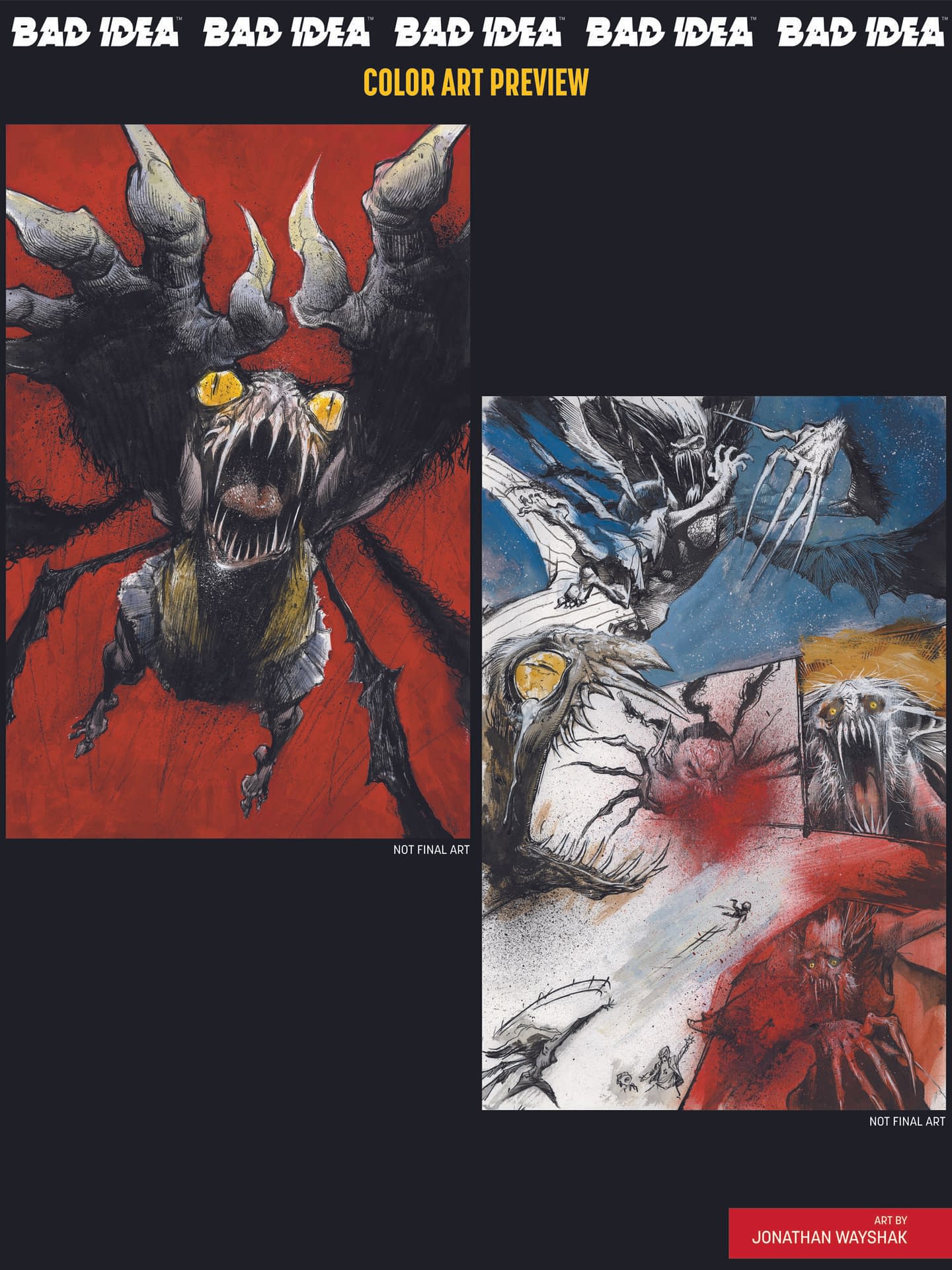 Bad Idea Comics December 2025 Solicits