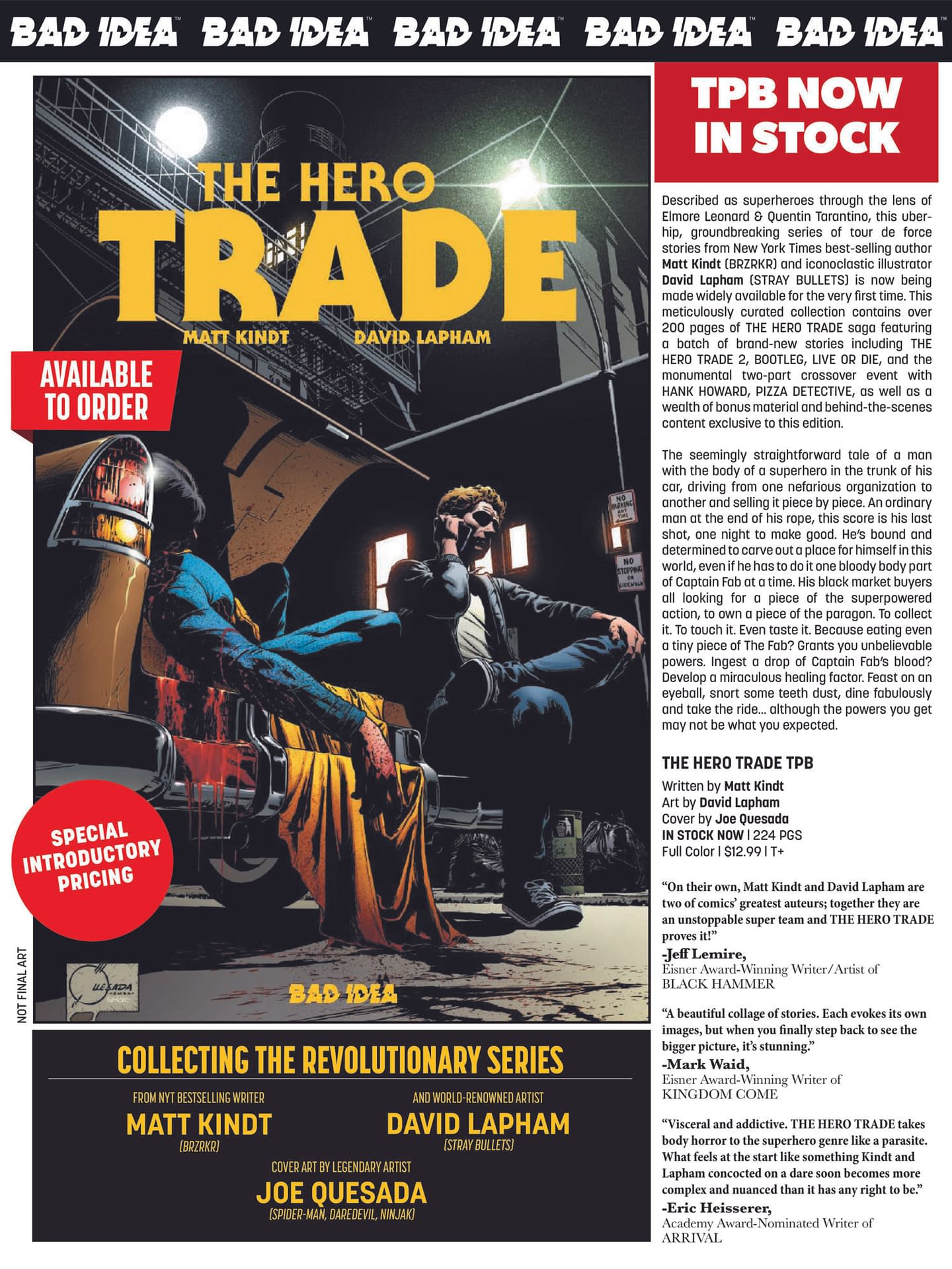 Bad Idea Comics December 2025 Solicits