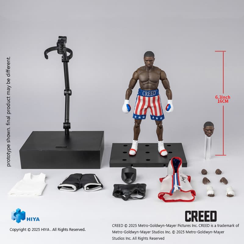 Hiya Toys Takes Some Punches with New 1/12 Adonis Creed Figure