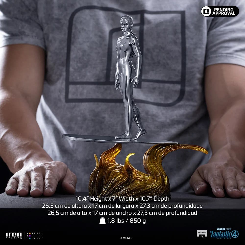 New The Fantastic Four: First Steps Silver Surfer Statue Coming Soon 