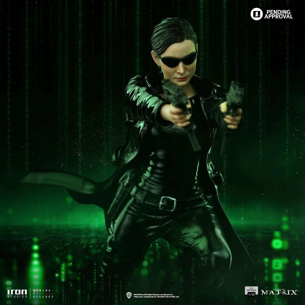 Return to the Matrix with Iron Studios New Trinity 1/10 Statue 