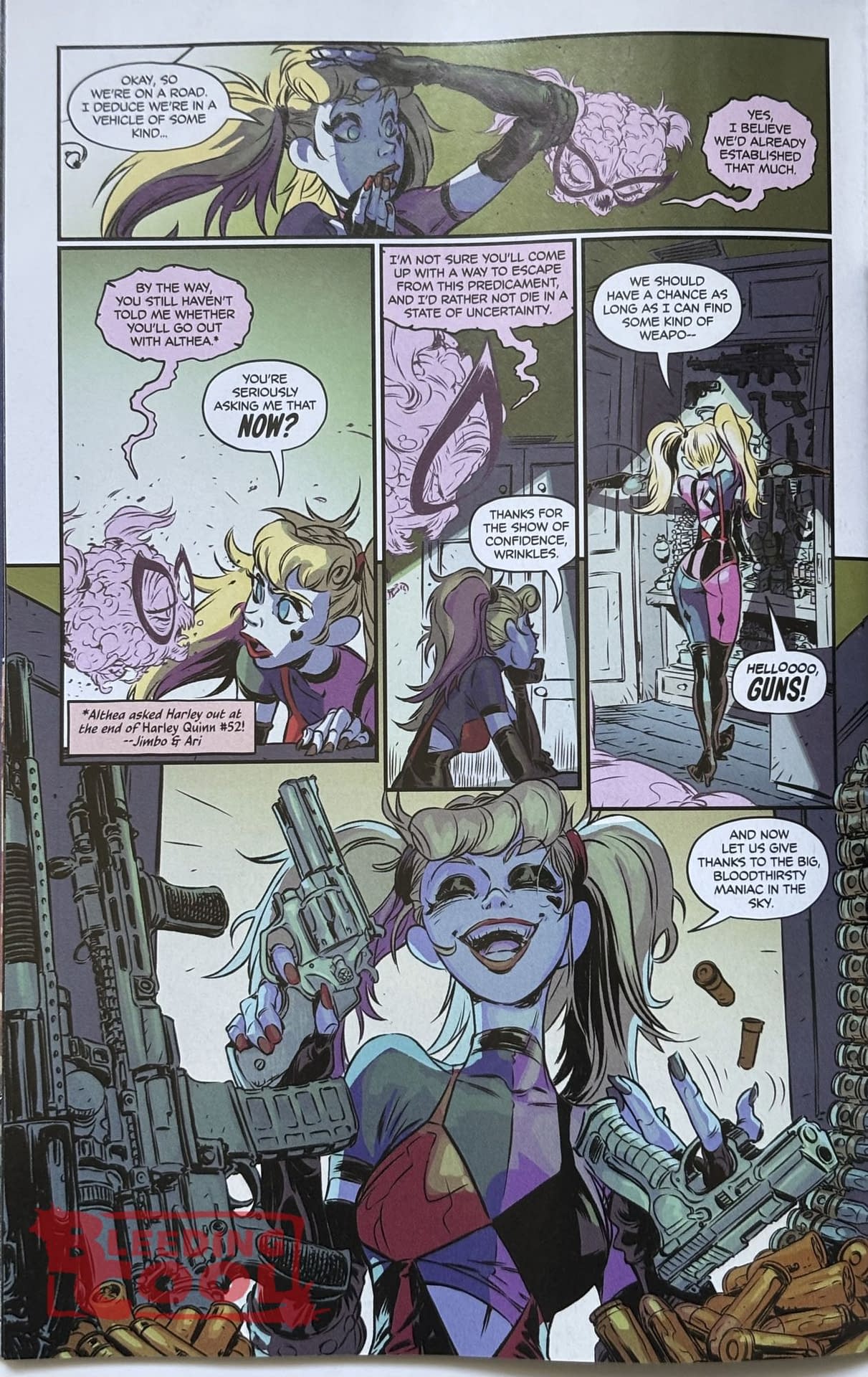 Bleeding Cool Preview Of Harley Quinn From The Gotham Sampler