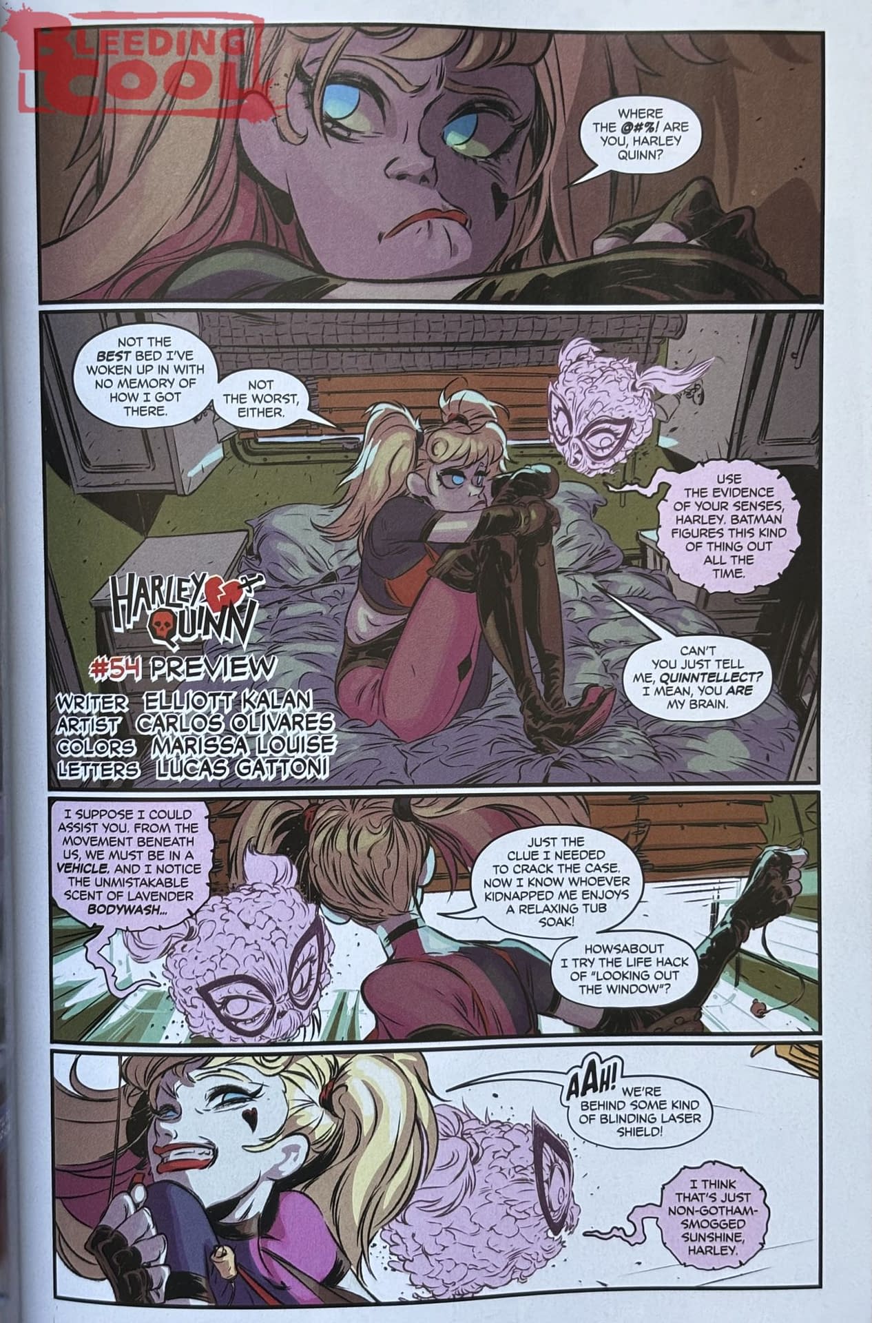 Bleeding Cool Preview Of Harley Quinn From The Gotham Sampler