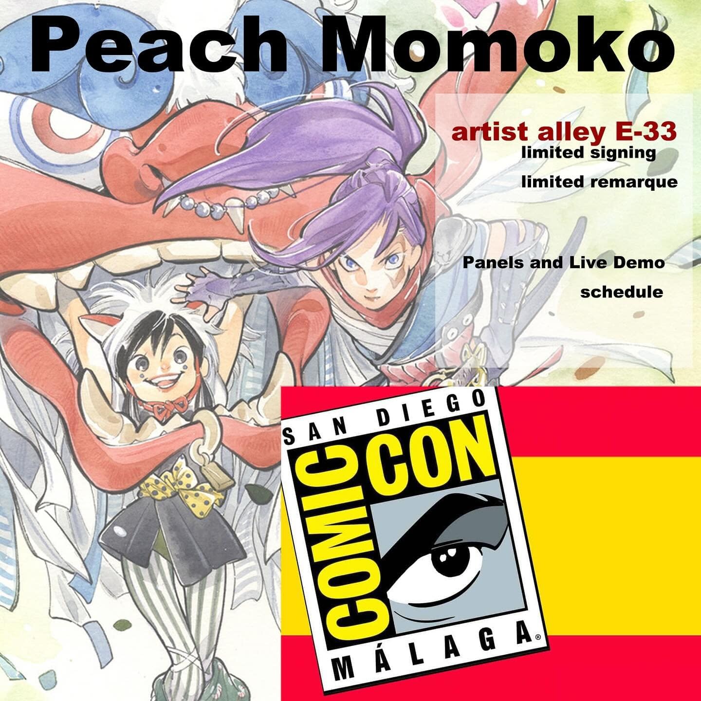 Peach Momoko Chaos At Comic-Con San Diego Málaga