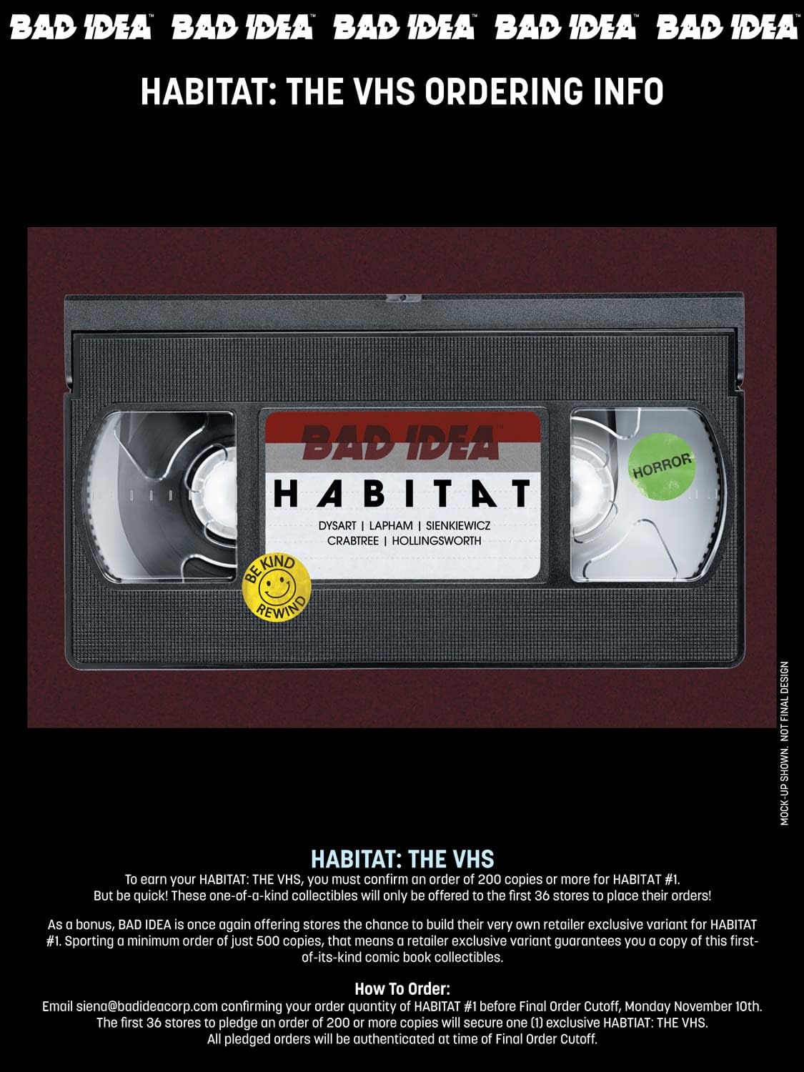 Bad Idea Comics December 2025 Solicits