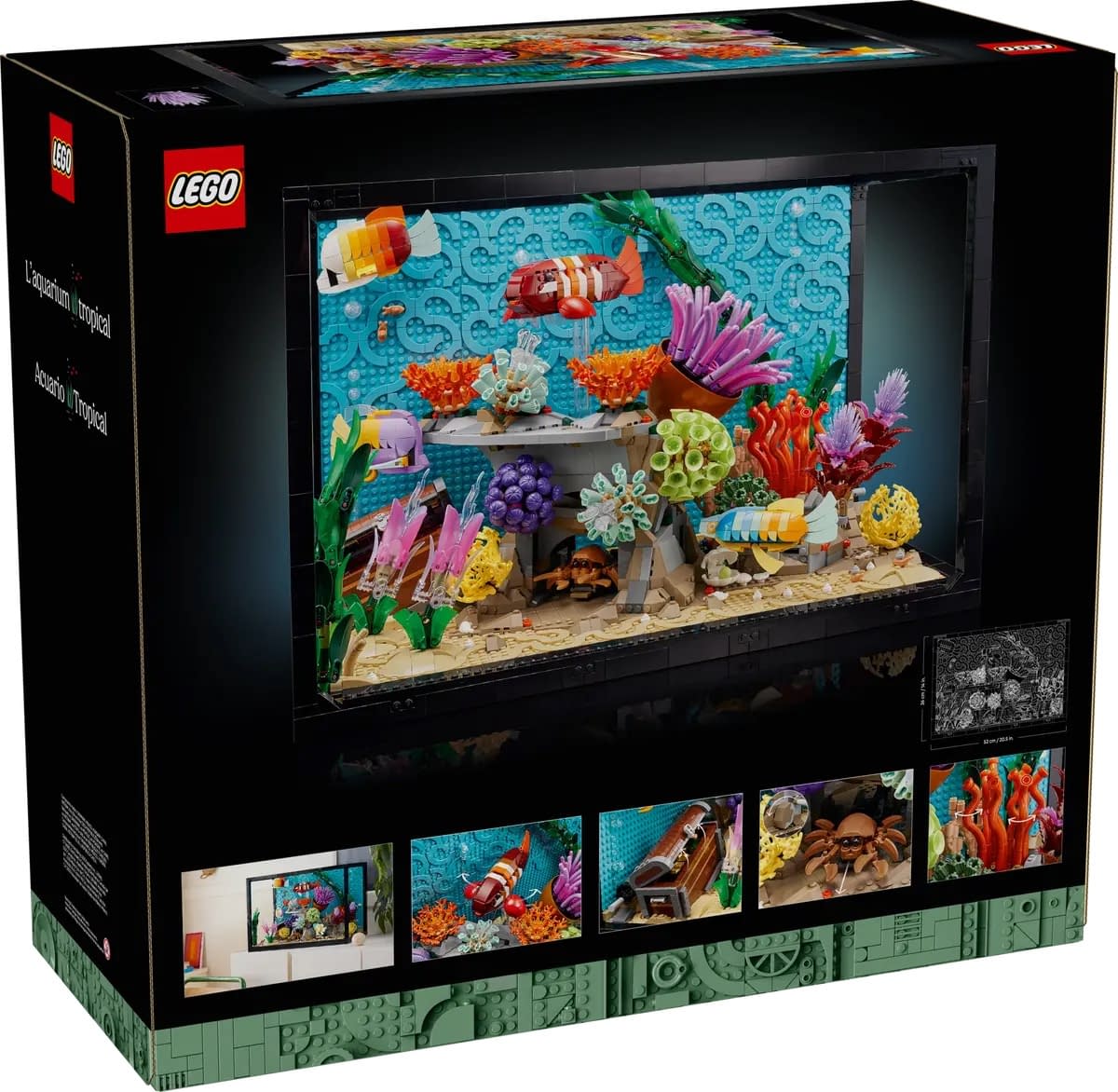Build Your Own Tropical Fish Aquarium with New LEGO Icons Set