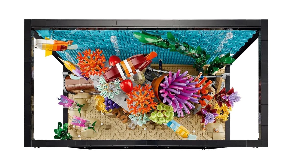 Build Your Own Tropical Fish Aquarium with New LEGO Icons Set