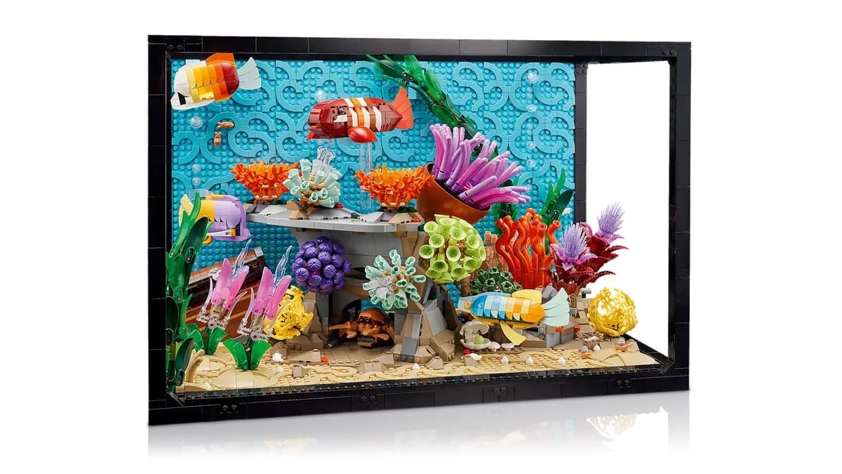 Build Your Own Tropical Fish Aquarium with New LEGO Icons Set