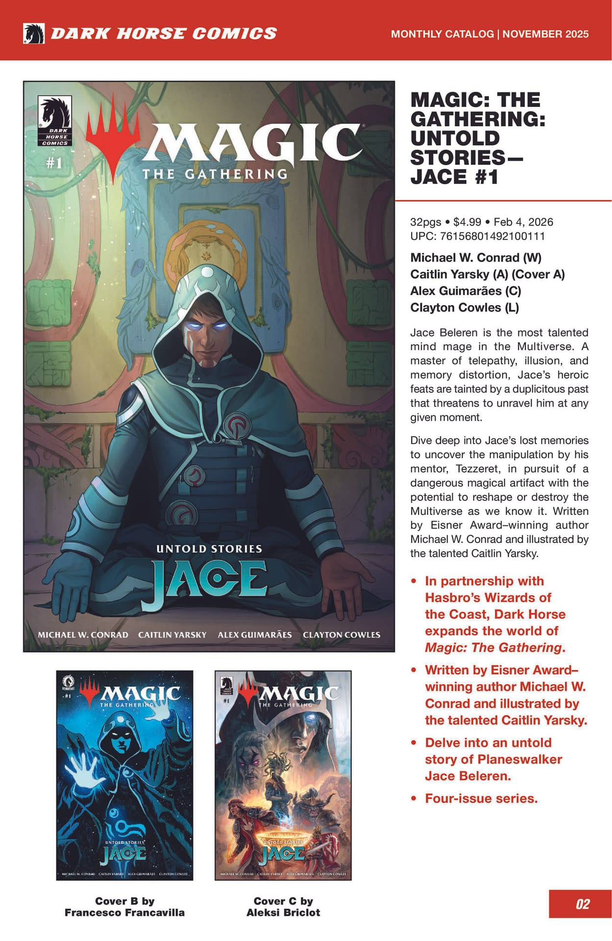 Dark Horse February 2026 Full Solicits And Solicitations