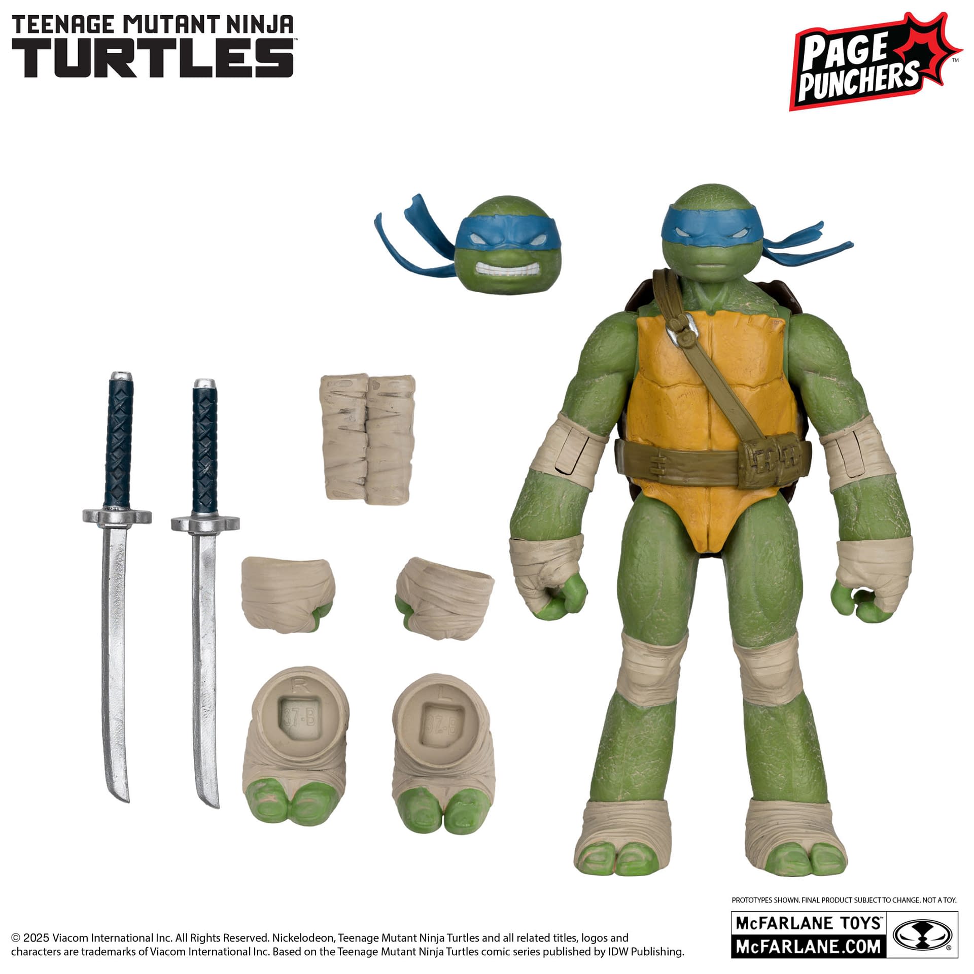 McFarlane Toys Debuts Teenage Mutant Ninja Turtles Page Punchers