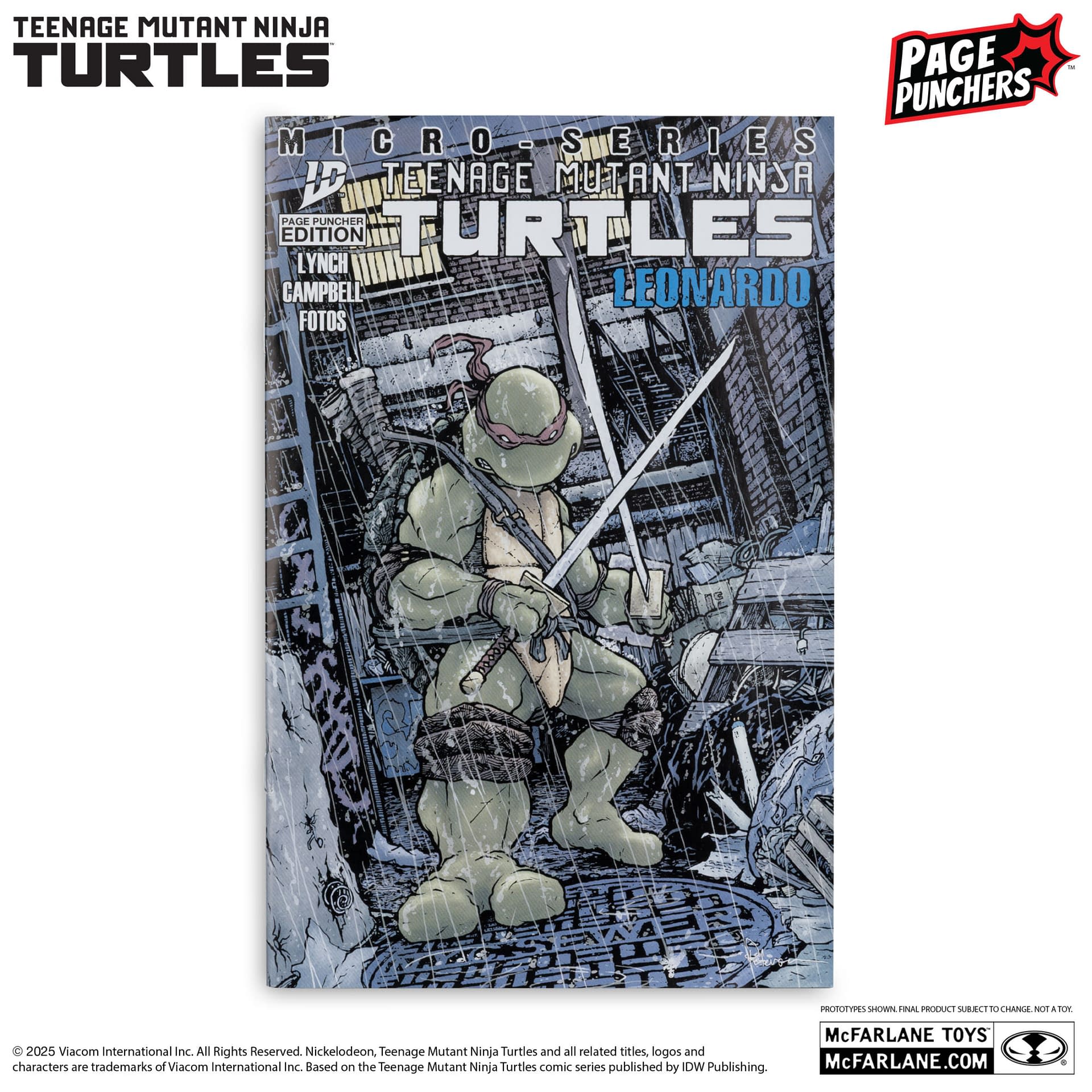 McFarlane Toys Debuts Teenage Mutant Ninja Turtles Page Punchers