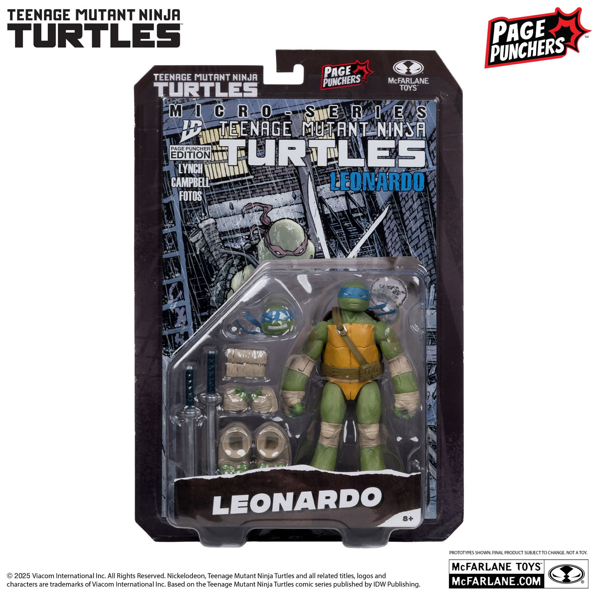 McFarlane Toys Debuts Teenage Mutant Ninja Turtles Page Punchers