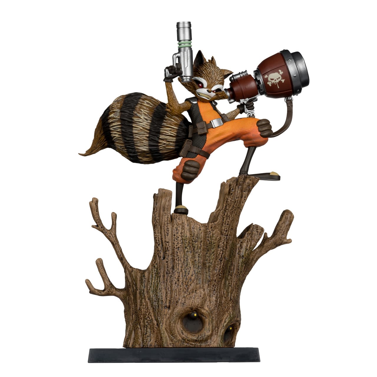 Rocket Raccoon Gets Fired Up with New McFarlane x Marvel Statue