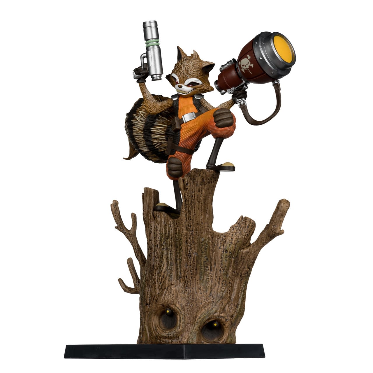 Rocket Raccoon Gets Fired Up with New McFarlane x Marvel Statue