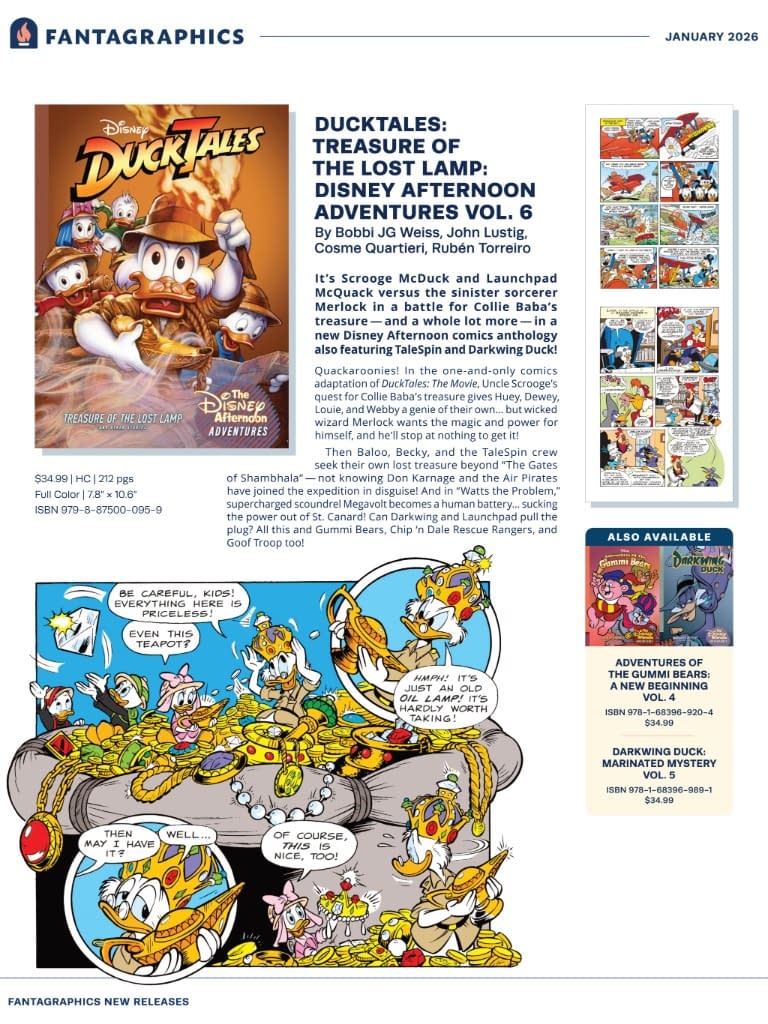 Fantagraphics January 2026 Full Solicits And Solicitations