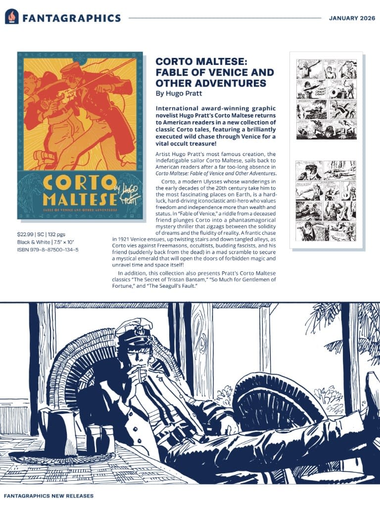 Fantagraphics January 2026 Full Solicits And Solicitations