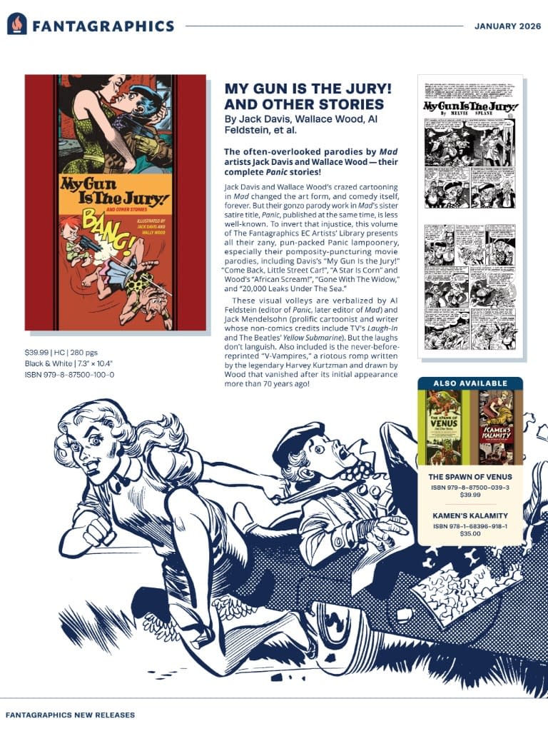 Fantagraphics January 2026 Full Solicits And Solicitations