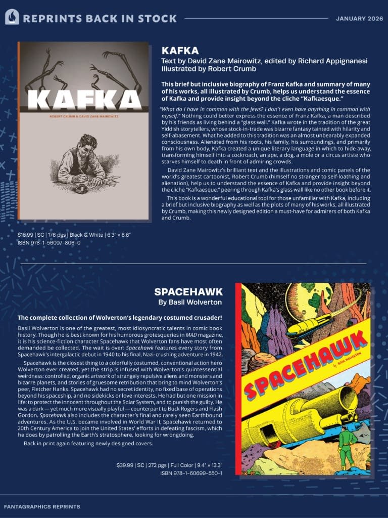Fantagraphics January 2026 Full Solicits And Solicitations