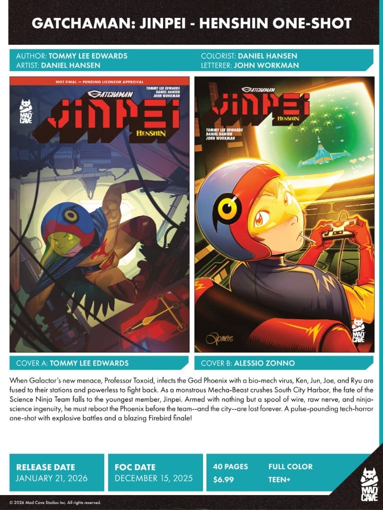 Mad Cave Studios January 2026 Solicits And Solicitations