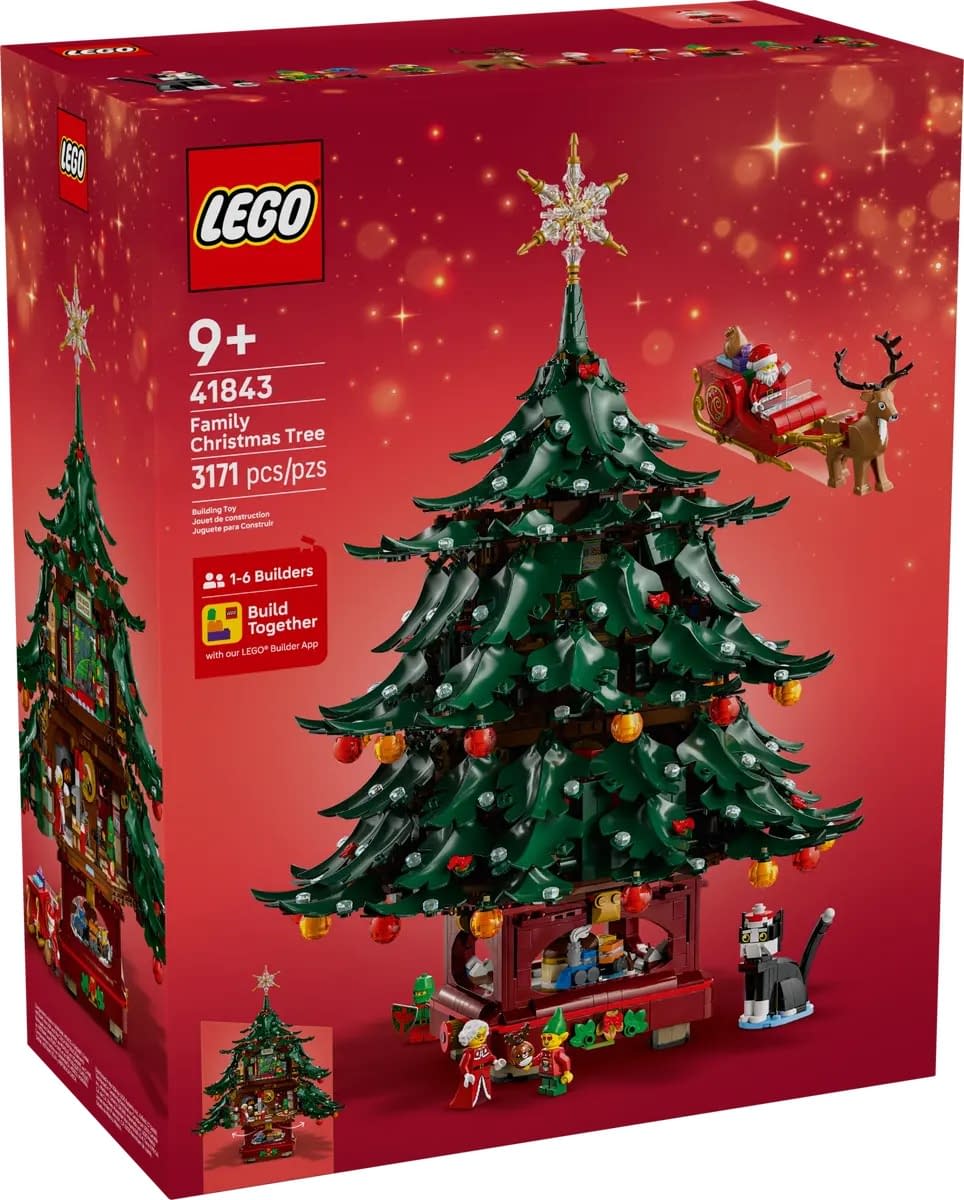 LEGO Icons Prepares for the Holidays with Family Christmas Tree Set