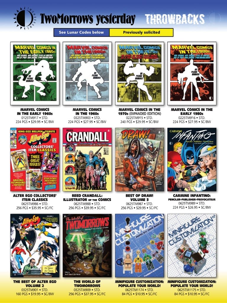 TwoMorrows January 2025 Full Solicits And Solicitations