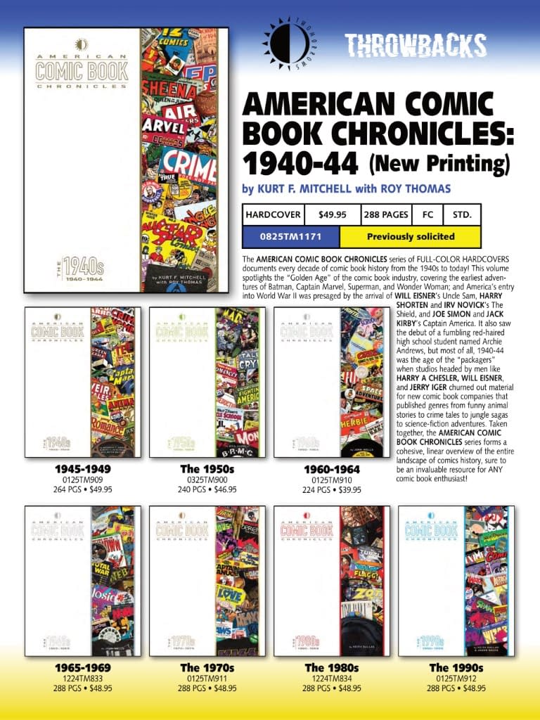 TwoMorrows January 2025 Full Solicits And Solicitations