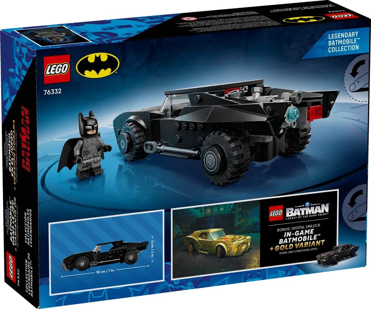 The Batman (2022) Takes to the LEGO Streets with New Batmobile 