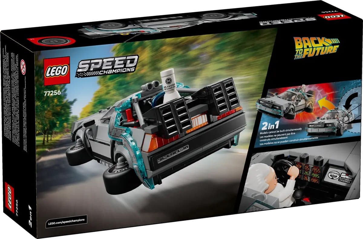 LEGO Reveals New Speed Champions Back to the Future DeLorean