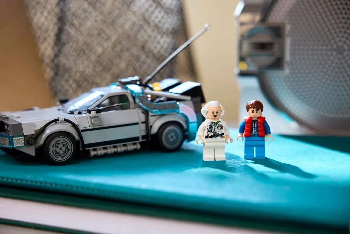 LEGO Reveals New Speed Champions Back to the Future DeLorean