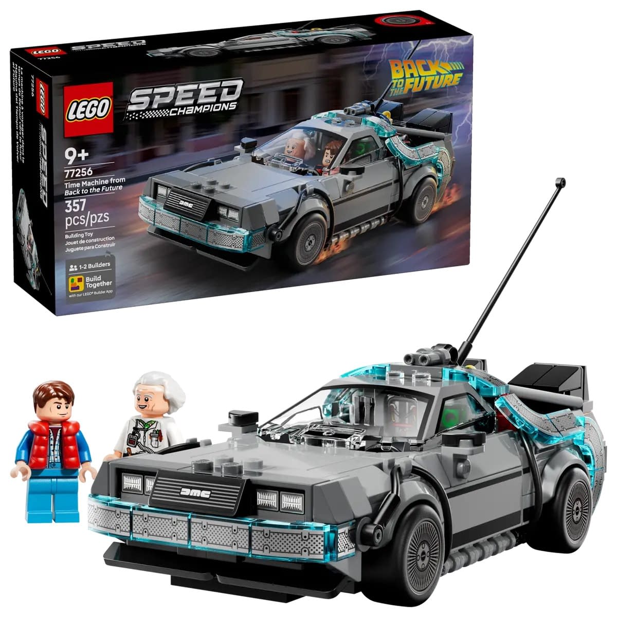 LEGO Reveals New Speed Champions Back to the Future DeLorean