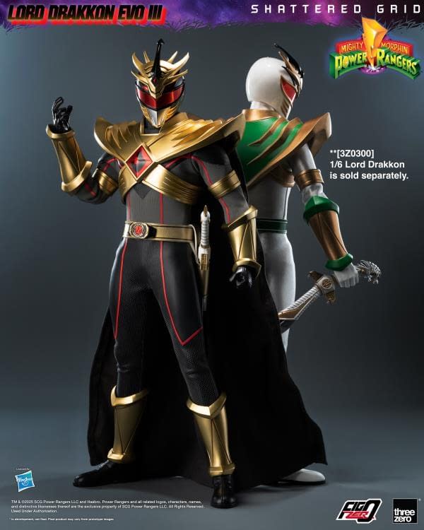 Threezero Unveils New Power Rangers 1/6 Lord Drakkon Evo III Figure