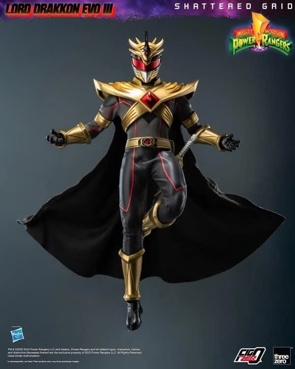 Threezero Unveils New Power Rangers 1/6 Lord Drakkon Evo III Figure