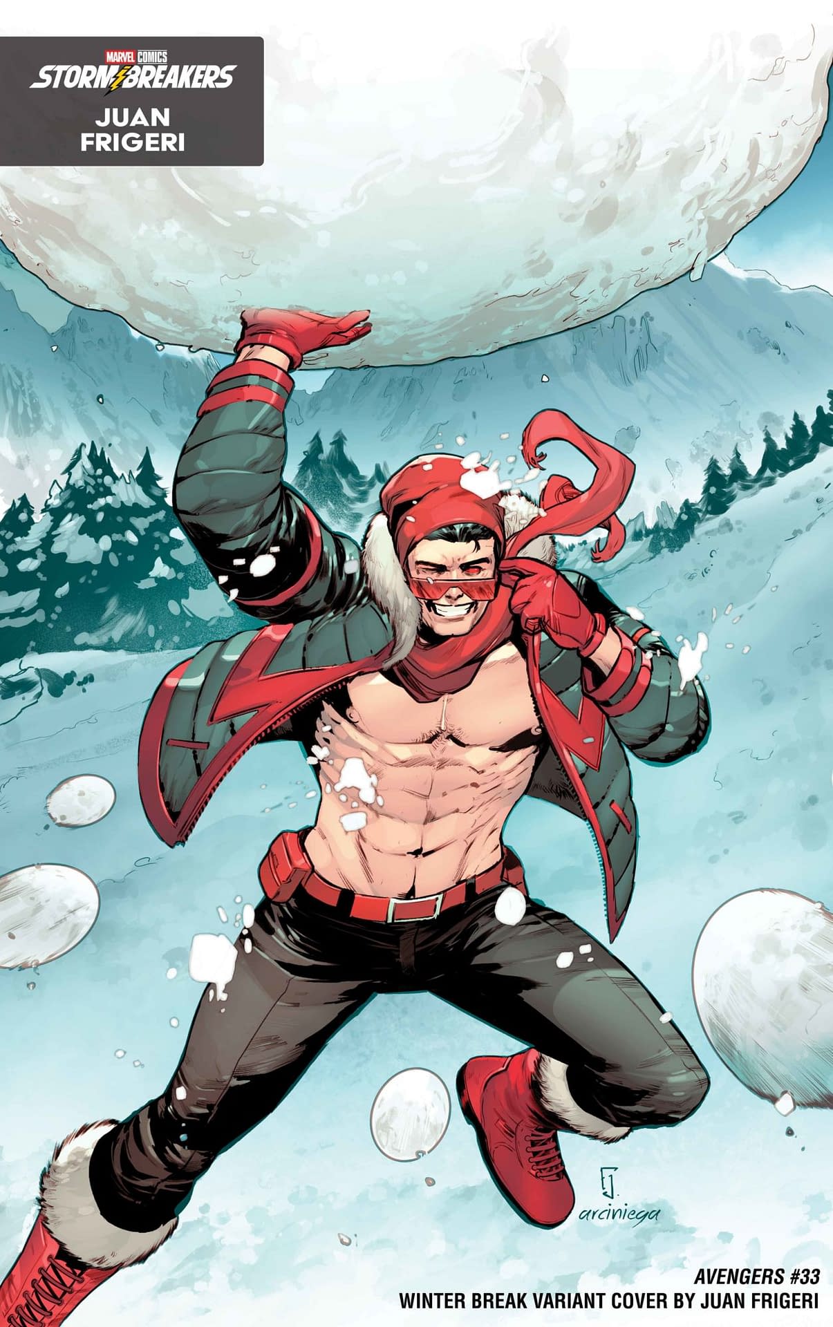 Punisher Keeps His Skull On In Marvel's "Winter Break" Variant Covers