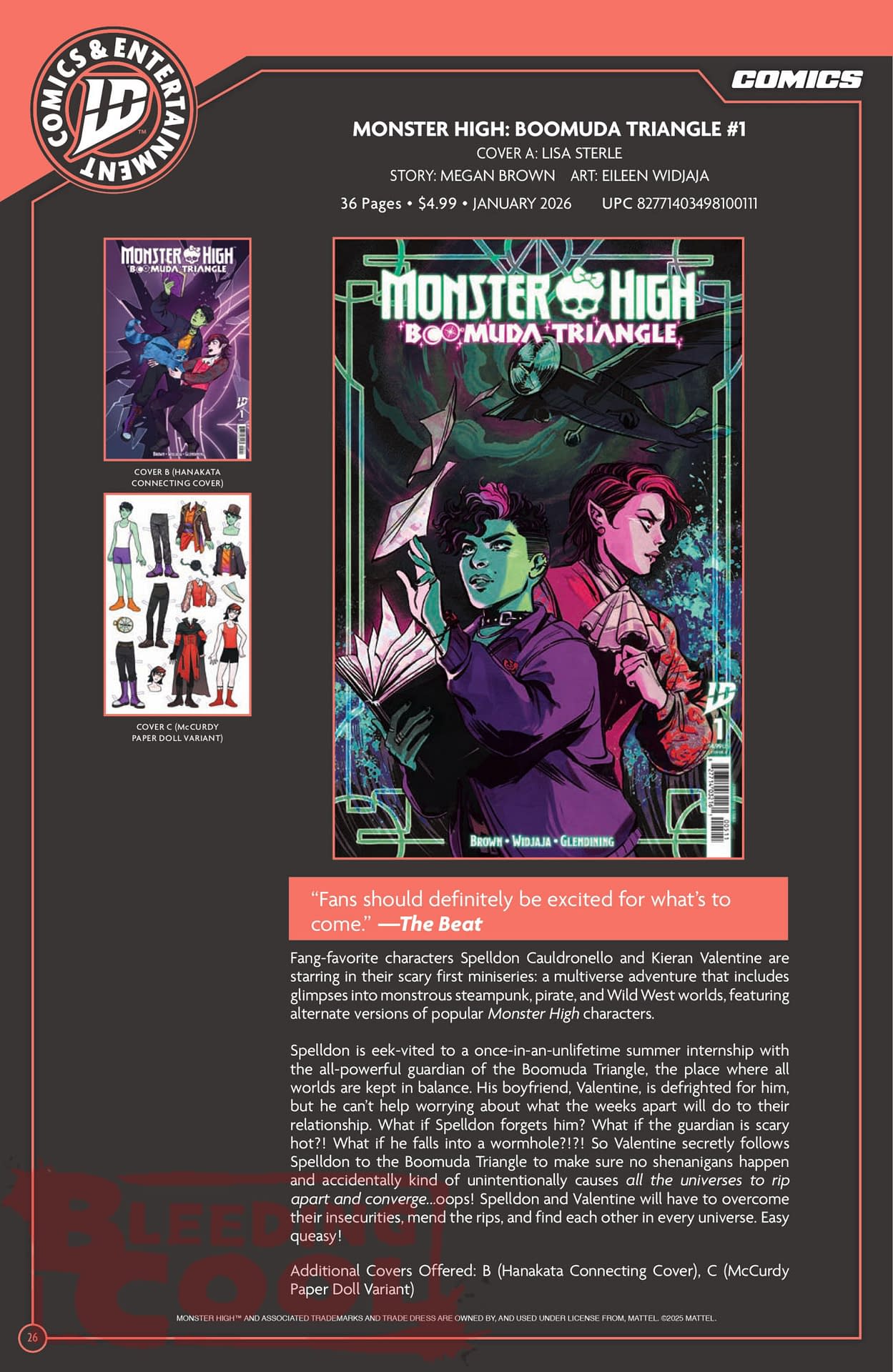 IDW Full January 2026 Solicits And Solicitations