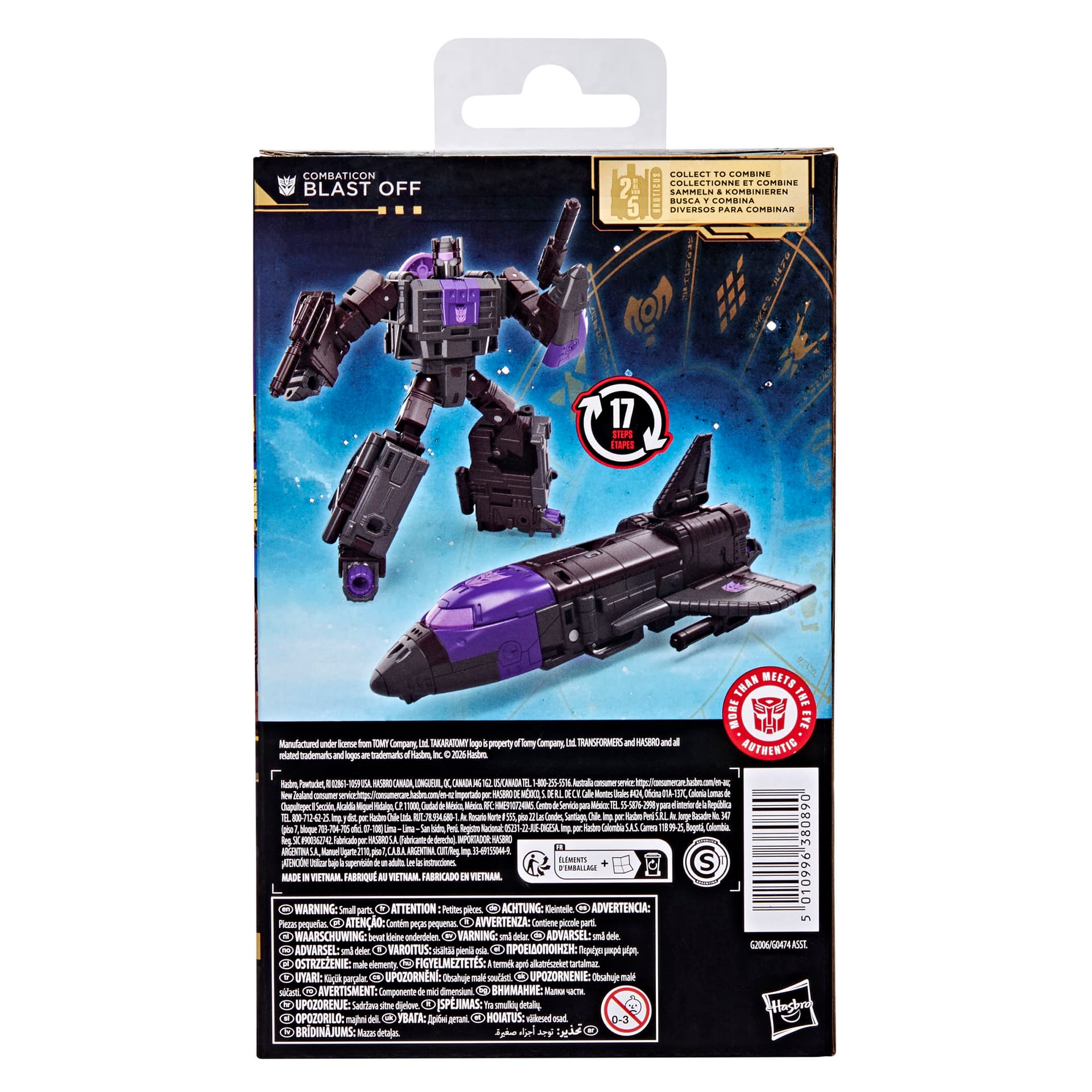 Hasbro Unveils New Transformers Combaticon Figure with Blast Off 