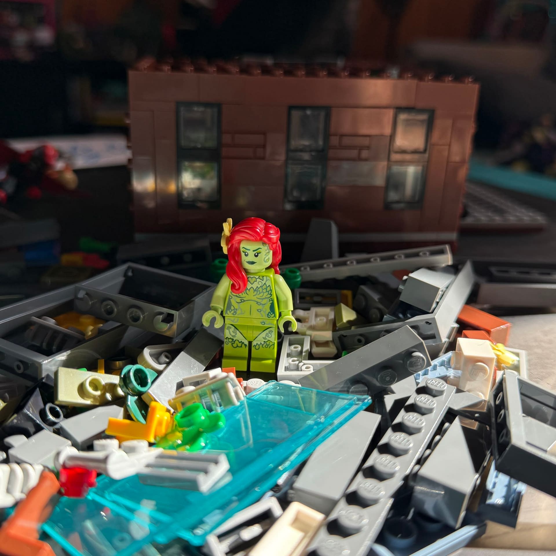 Halloween at the LEGO Arkham Asylum - Poison Ivy Brings the Green