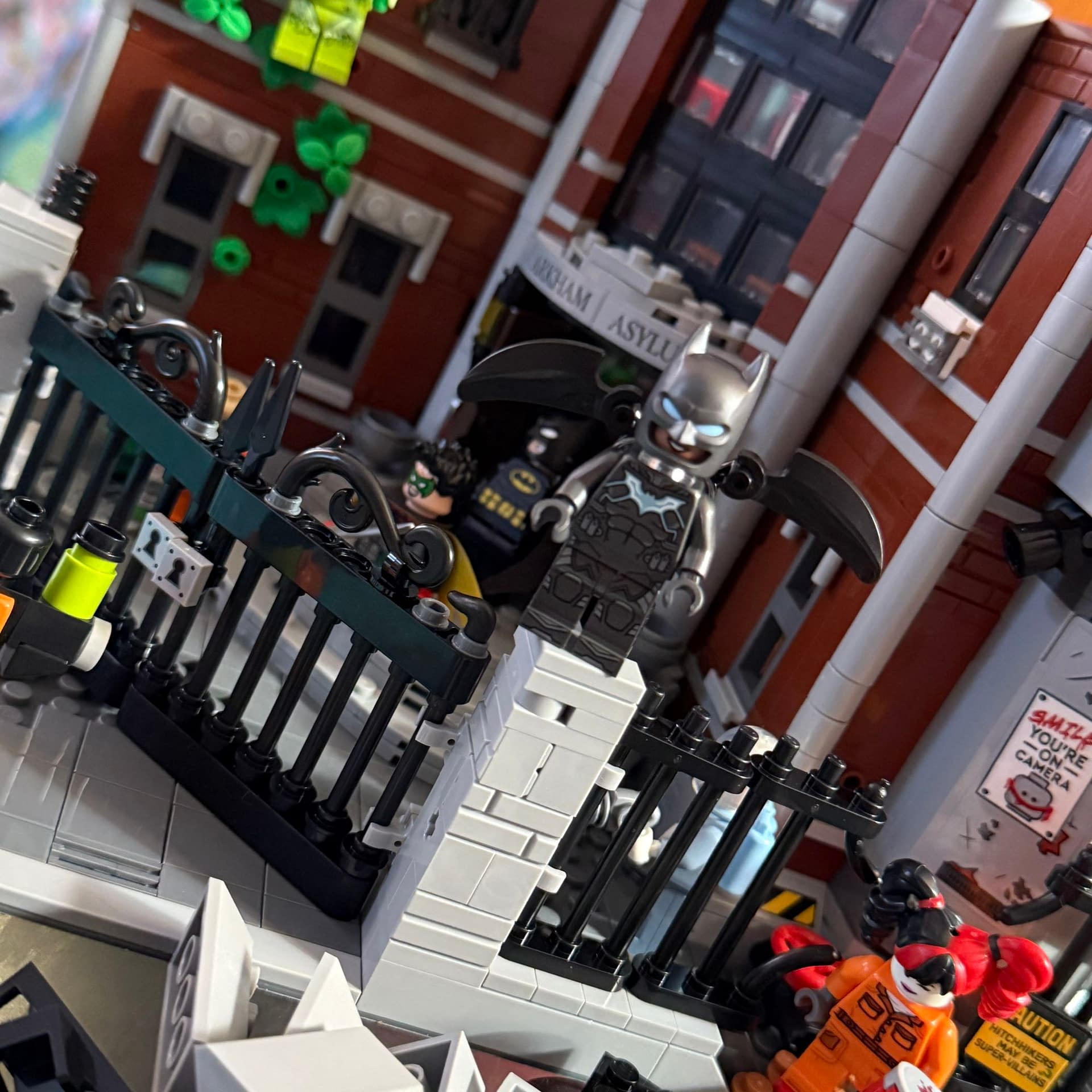 Halloween at the LEGO Arkham Asylum - Catwoman Joins the Fun