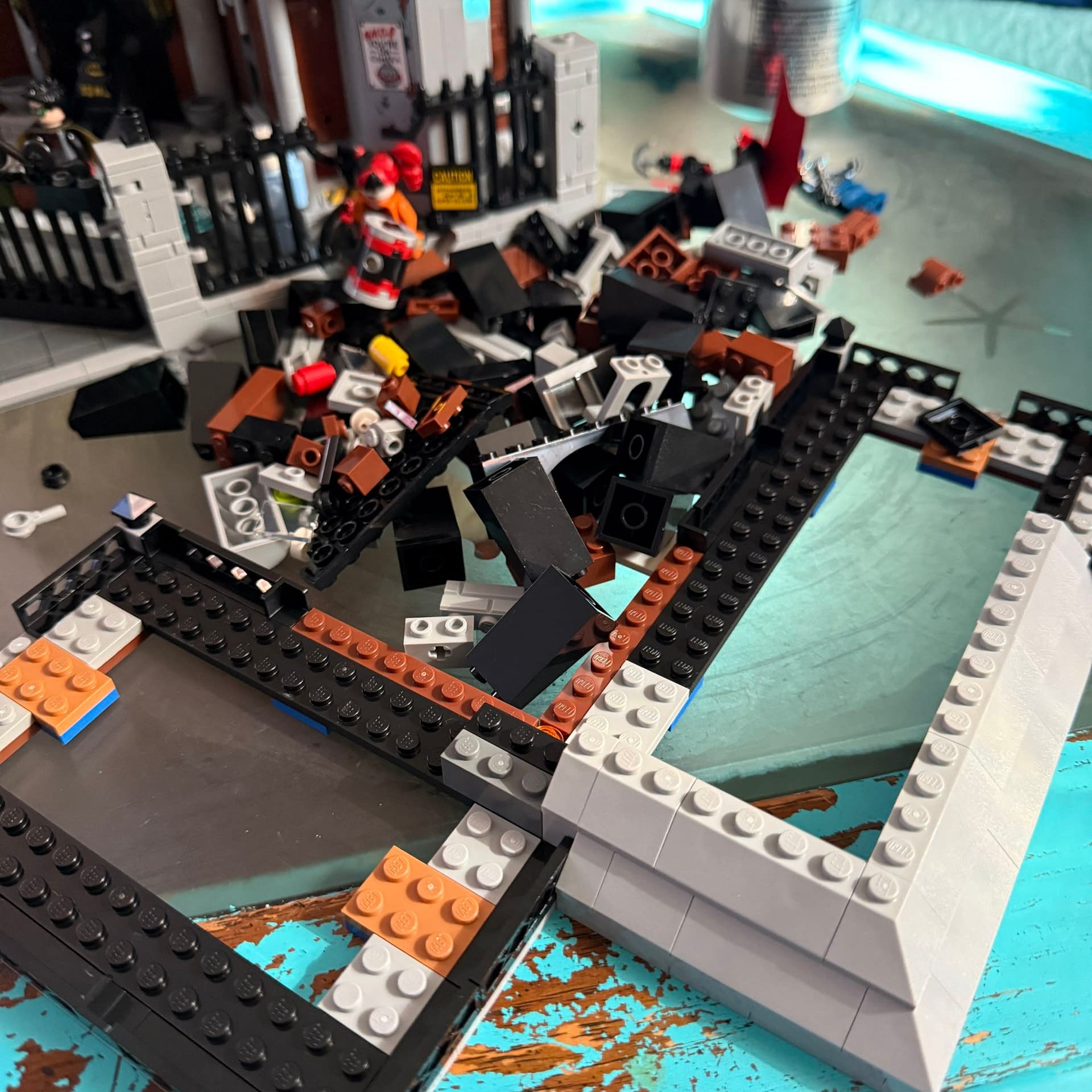 Halloween at the LEGO Arkham Asylum - Catwoman Joins the Fun