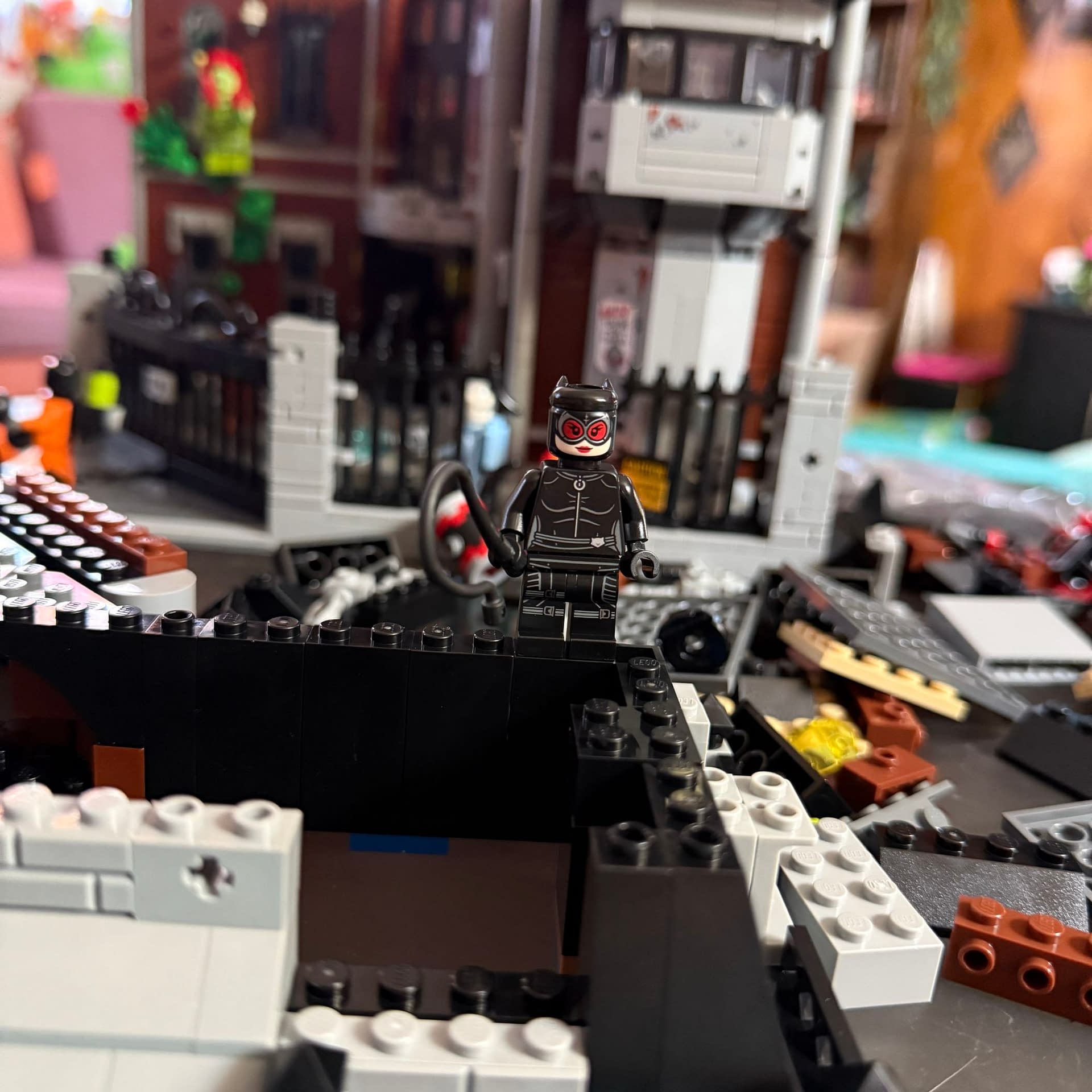 Halloween at the LEGO Arkham Asylum - Catwoman Joins the Fun