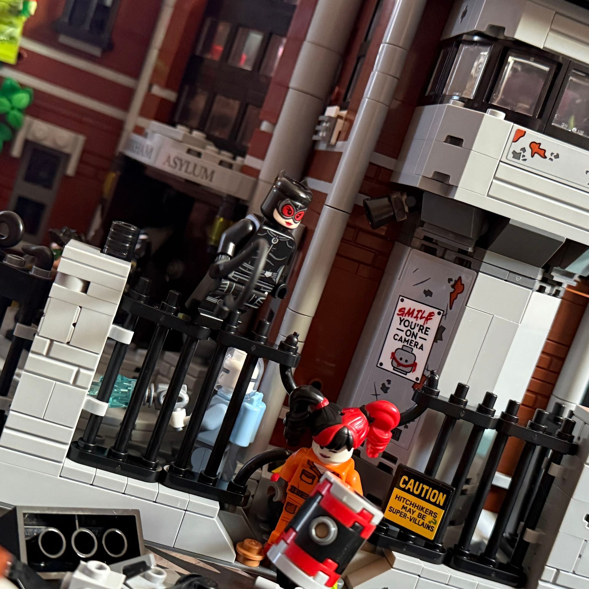 Halloween at the LEGO Arkham Asylum - Catwoman Joins the Fun