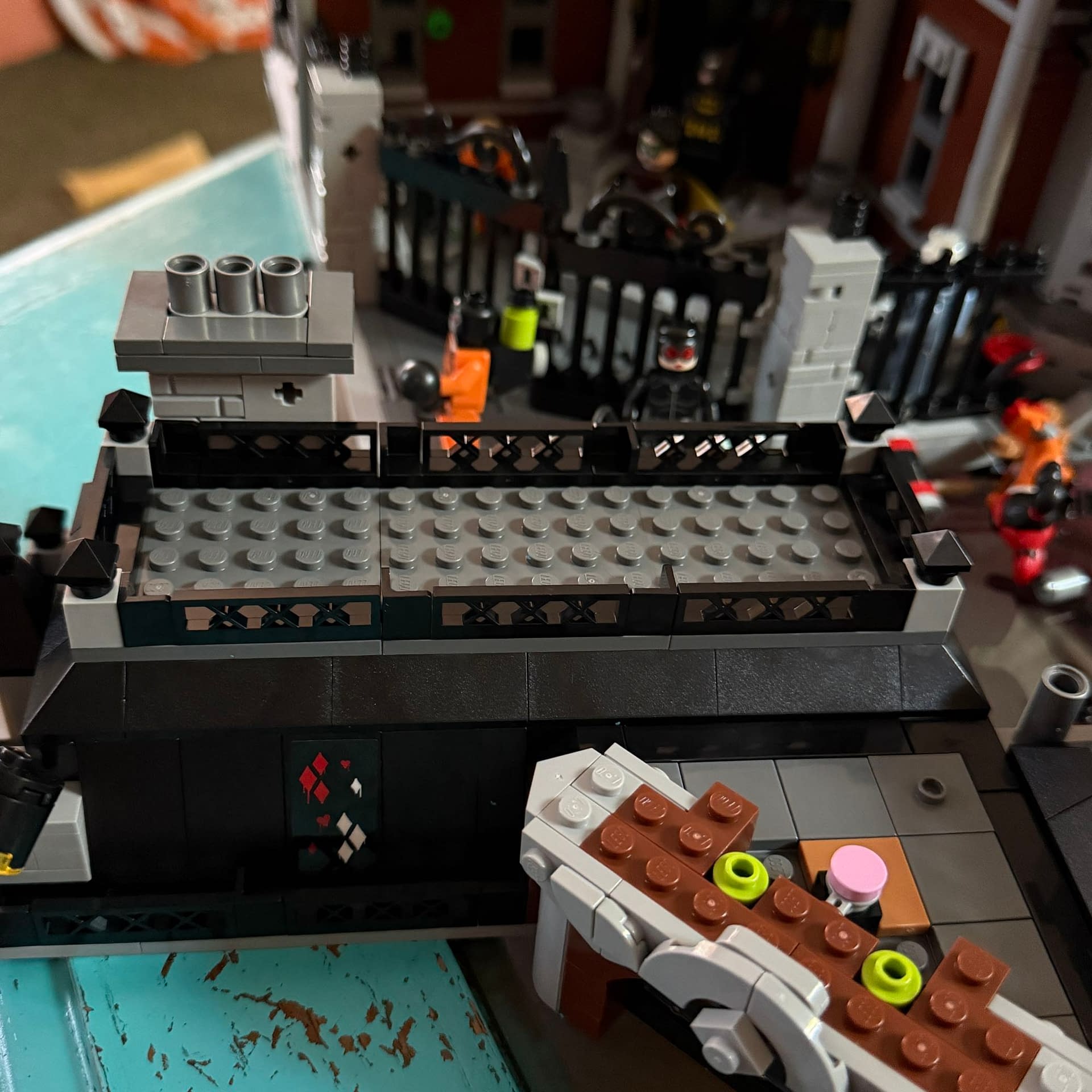 Halloween at the LEGO Arkham Asylum - Catwoman Joins the Fun