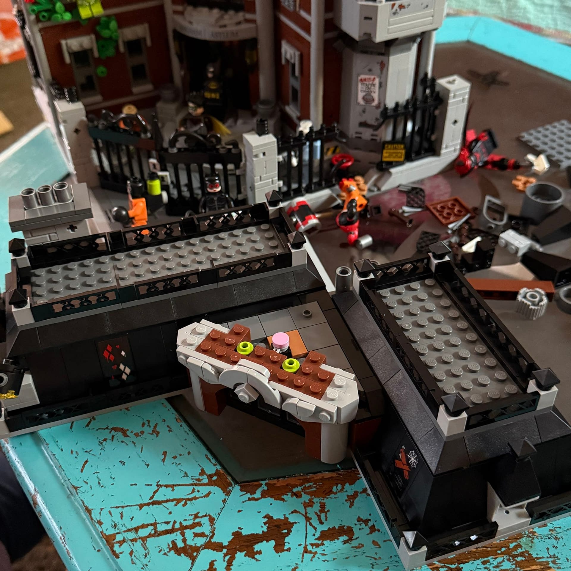 Halloween at the LEGO Arkham Asylum - Catwoman Joins the Fun