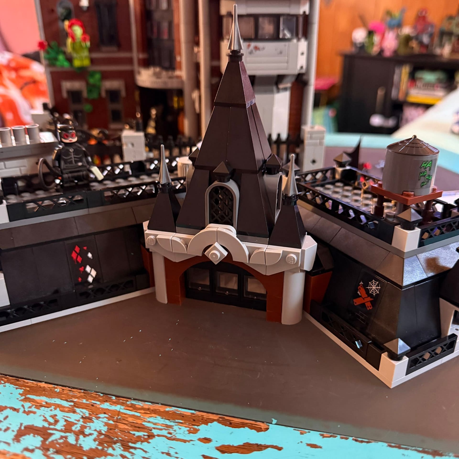 Halloween at the LEGO Arkham Asylum - Catwoman Joins the Fun