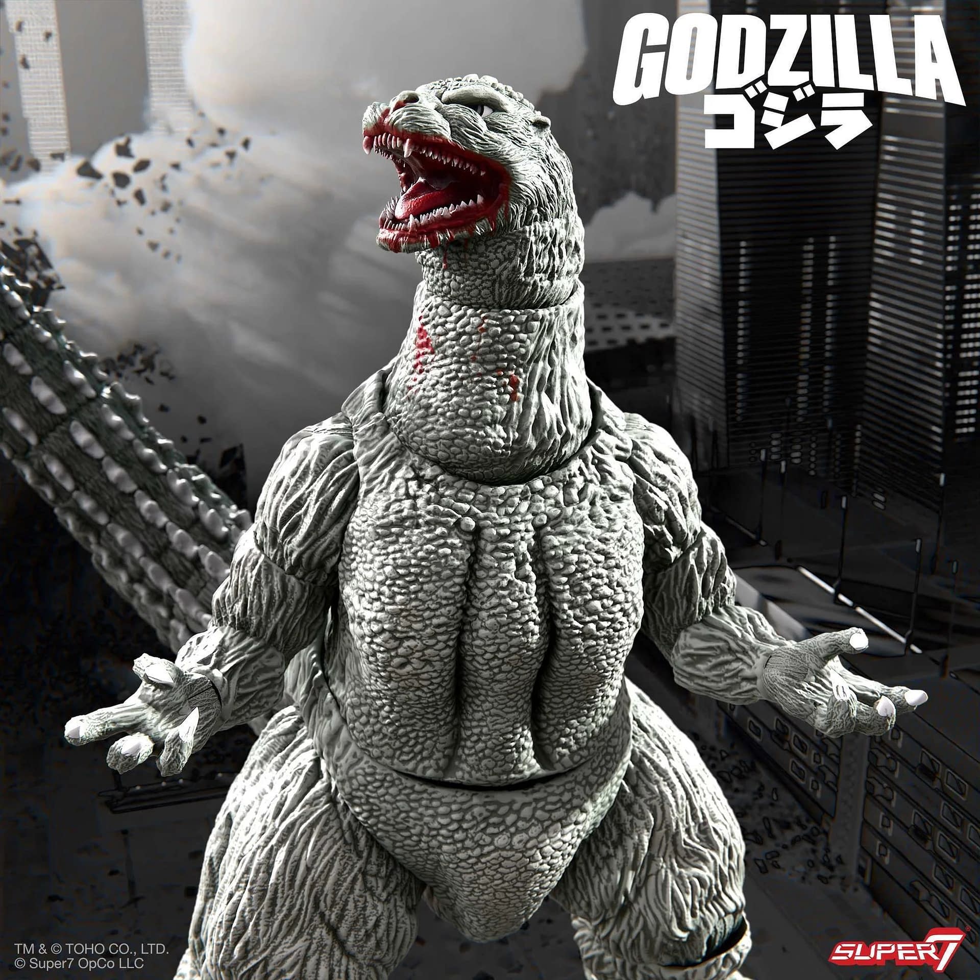 Godzilla 1989 is Thirsty For Blood with New Grayscale Super7 Figure 
