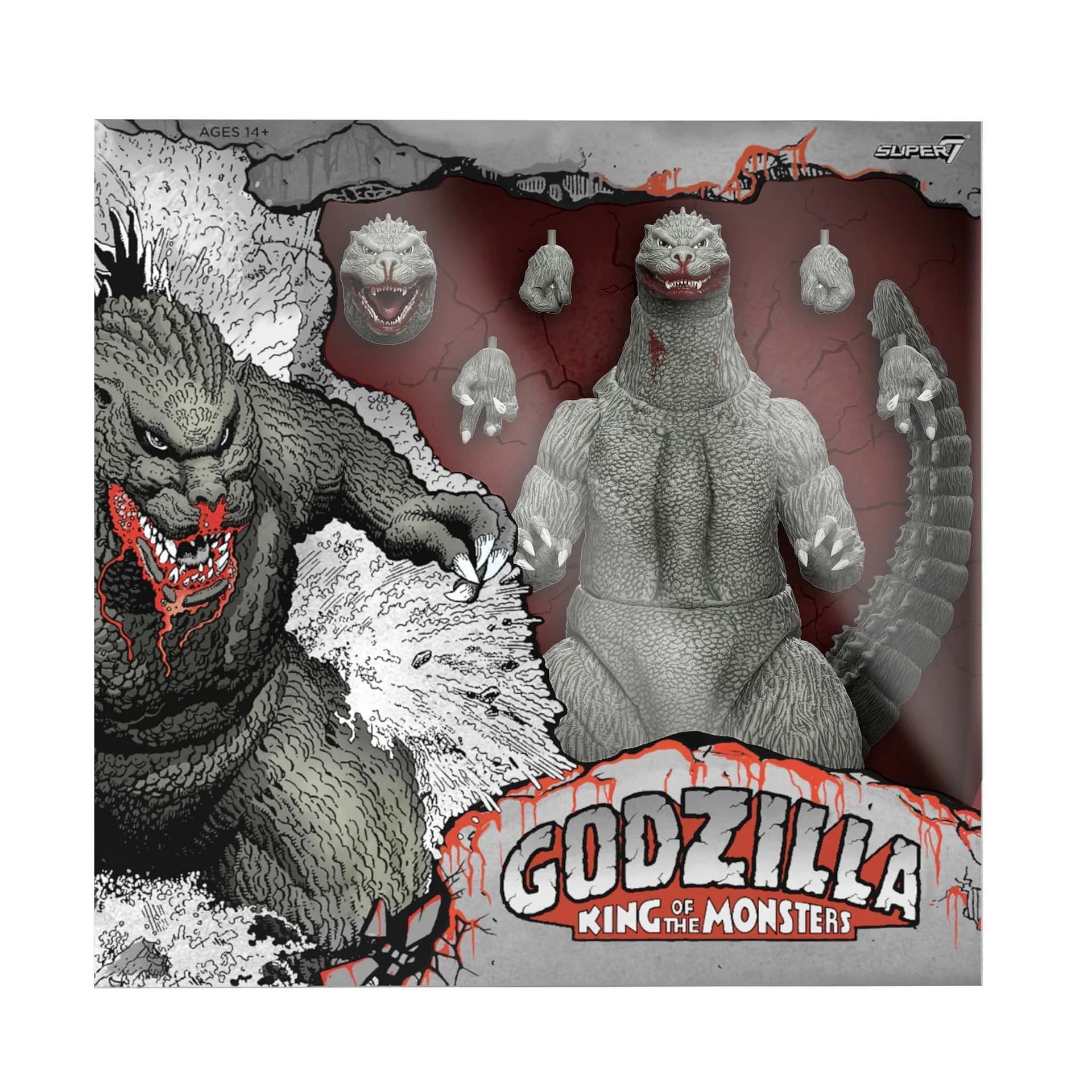 Godzilla 1989 is Thirsty For Blood with New Grayscale Super7 Figure 