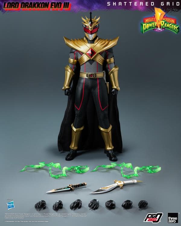 Threezero Unveils New Power Rangers 1/6 Lord Drakkon Evo III Figure