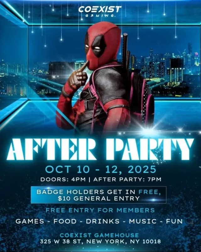 Bleeding Cool's New York Comic Con 2025 Party List, Final Draft