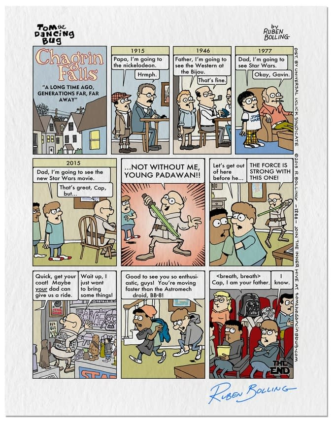 Ruben Bolling's Trump Strips Join Tom The Dancing Bug Kickstarter