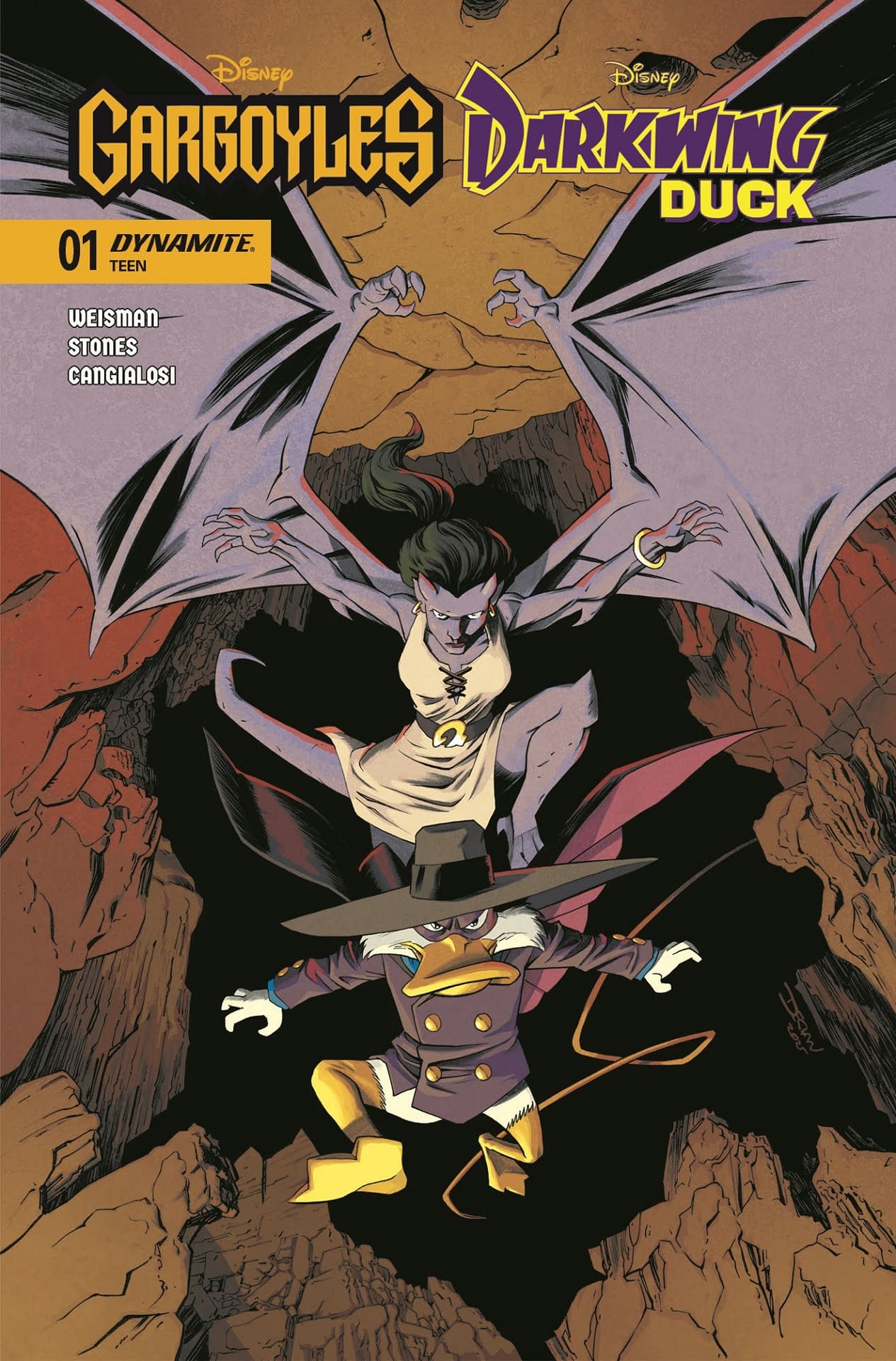 Greg Weisman & Tad Stones' Gargoyles/Darkwing Duck Crossover For 2026