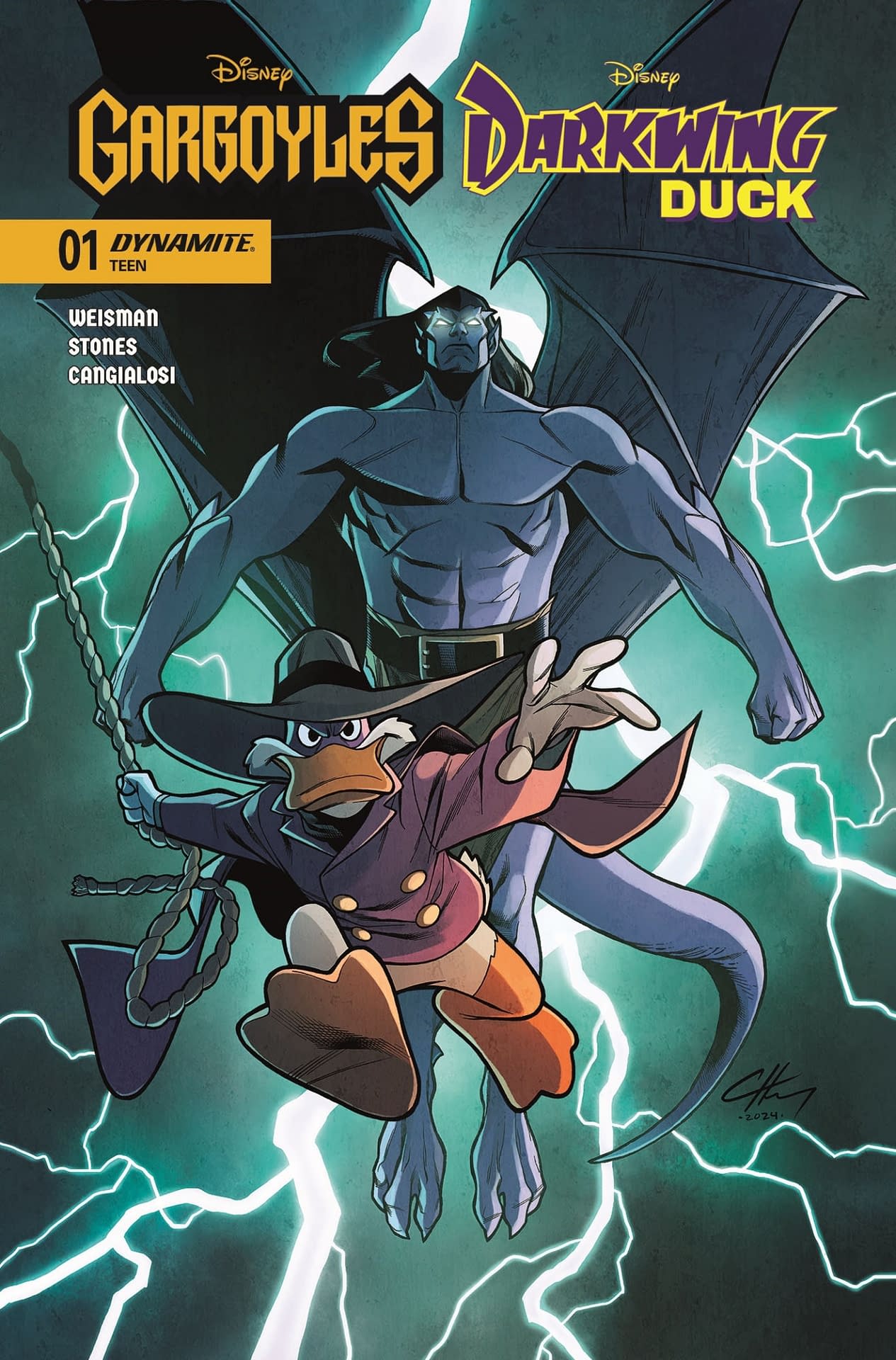 Greg Weisman & Tad Stones' Gargoyles/Darkwing Duck Crossover For 2026